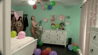 3 Girl Pantyhose Balloon Sensory Fun With Indica Jane, Kate England, & Whitney Morgan