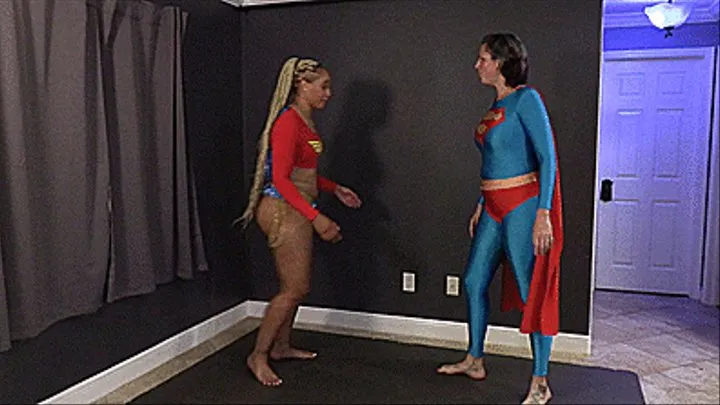 Superheroines Spar To Test Their Strength