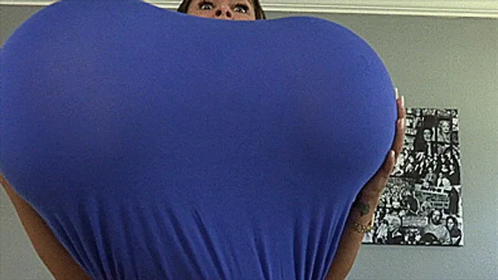 Nikki Brooks Grows Giant Boobs From Magic Remote For Your Birthday