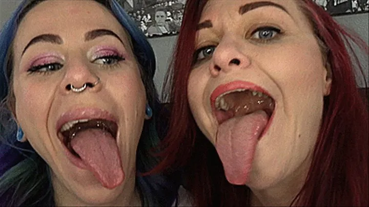 Catherine & Nicole Foxx Battle For Best Tongue On Ginary's Feet