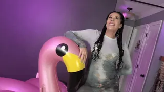 Sexy Inflatable Fun With Nikki Brooks