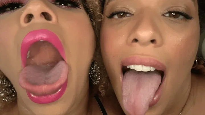 Tongue Fetish Fun With Nahla Feti & Sativa Feti