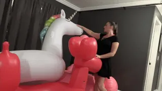 Sexy Inflatable Humping & Cutting Fun With Melanie Hicks - PART 1