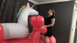 Sexy Inflatable Humping & Cutting Fun With Melanie Hicks - FULL