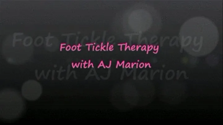 Foot Tickle Therapy with AJ Marion - pt 1