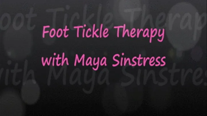 Foot Tickle Therapy with Maya Sinstress