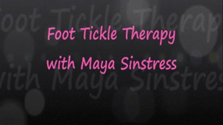 Foot Tickle Therapy with Maya Sinstress pt1