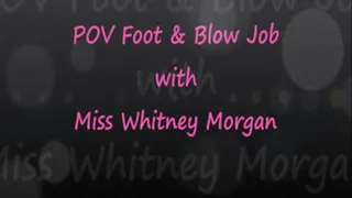 Best of Both Ends - Foot and Blow Job from Whitney