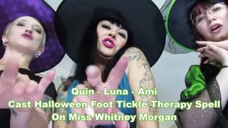 Quin - Ami - Luna Cast Halloween Foot Tickle Therapy Magic Spell On Whitney