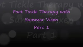 Foot Tickle Therapy with Summer Vixen Worship Part 1