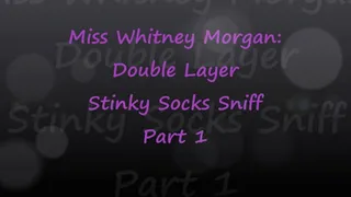 Miss Whitney Morgan: Double Layer Stinky Sock Sniff Pt1