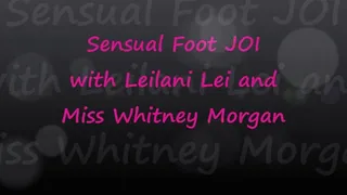 Leilani Lei & Whitney Morgan Sensual Foot JOI