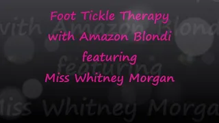Foot Tickle Therapy with Amazon Blondi