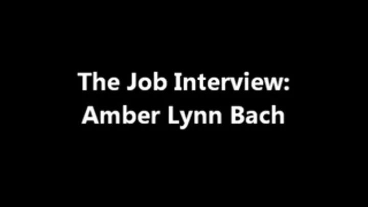 The Job Interview: Amber Lynn Bach