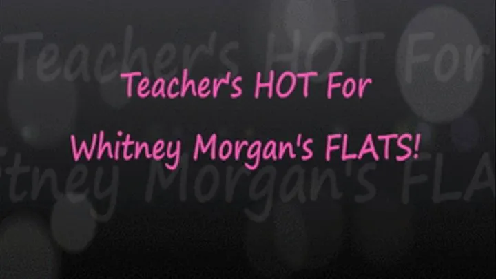 Teacher's Hot For Whitney's Ballet Flats