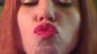 Lexie Puckers Red Lips Hard EMail