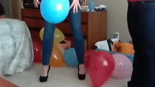 Balloon popping party! Portable PC