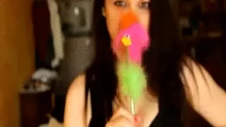 Gisy induced a blow nose with a ostrich-pen (FULL )