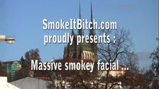 Massive smokey cumshot