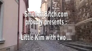 Little Kim smokes two now!