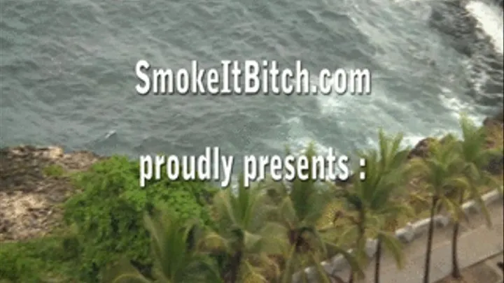 Balcony smoking with Bridgette