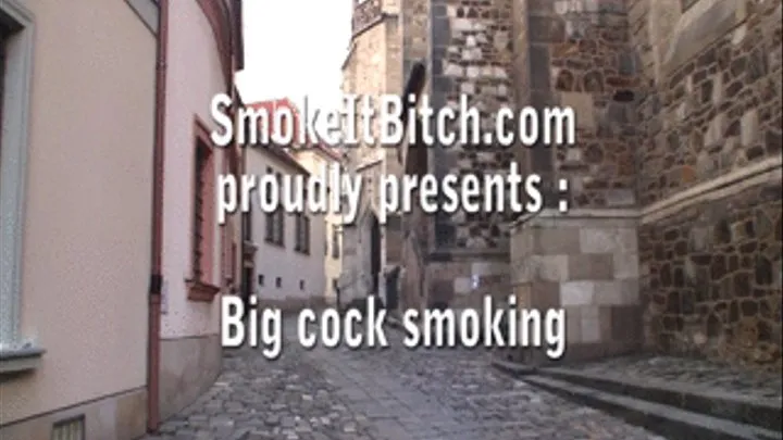 Big dick smoking special