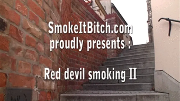 Red Devil smoking