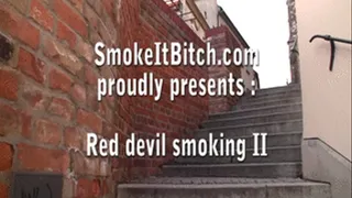 Red Devil smoking