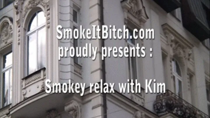 Smokey break with Kim