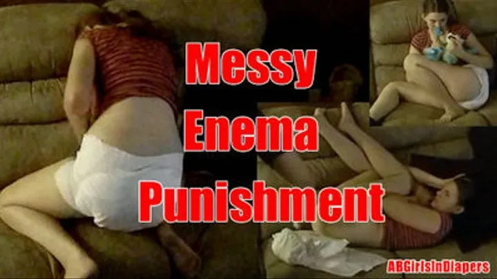 Messy Punishment Enema!