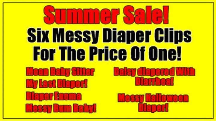 6 Messy Diaper Clips
