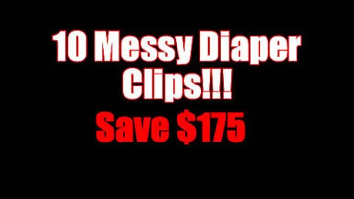 10 Messy Diaper Clips!