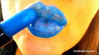 Psychedelic Blue Lips