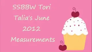 BBW (SSBBW?!) Tori Talia's Second Measure