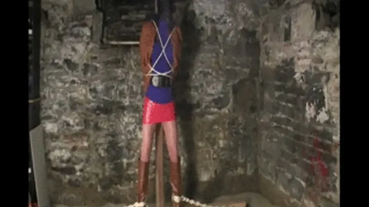 "Boots And Sweater Bondage: Madame Sting's Victim"