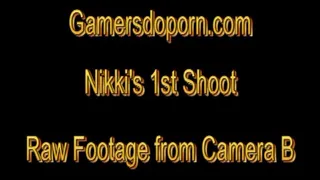 GAMERSDOPORN - Nikki's 1st time in the Gamers Bus - Raw Footage from Camera B