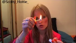 Caitlin the pyromaniac