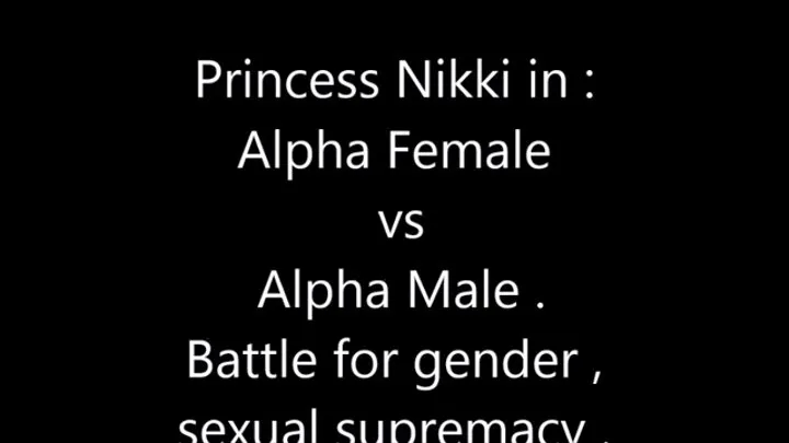 ALPHA MALE VS ALPHA FEMALE IN NAKED MIXED WRESTLING FIGHT FOR GENDER AND SEXUAL SUPREMACY
