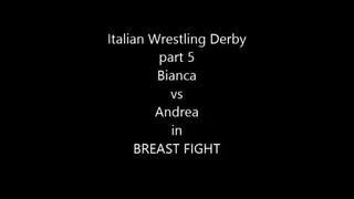 BIANCA VS ANDREA PART 5, BREAST FIGHT