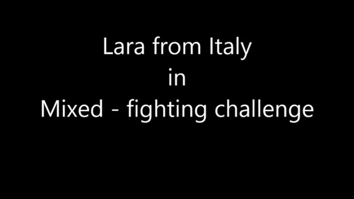 TEST OF STRENGTH TOURNAMENT, PART 1 : LARA VS MALE CHALLENGER