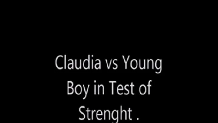 CLAUDIA IN TEST OF STRENGHT CHALLENGE