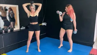 KAT MAX VS VIPER IN TEST OF STRENGTH CHALLENGE