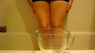 Watch me piss and pour it on myself