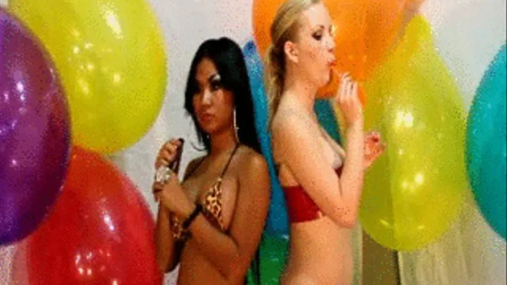 Courtney and Tina Blow to Pop (avi. )