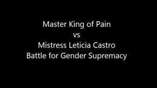 MASTER KING OF PAIN VS MISTRESS LETICIA CASTRO 1st CHALLENGE AND REVENGE