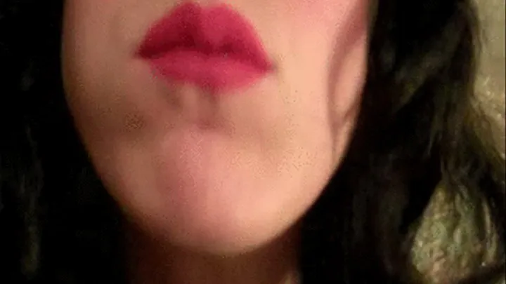 Bubblegum Sexy Mouth Close Up