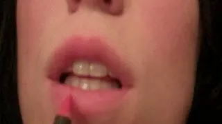 Hot Mouth, Red Lipstick & Finger Suck