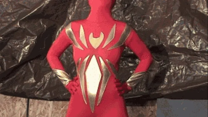 Crimson Spider Naked and Then Destroyed - VERSION