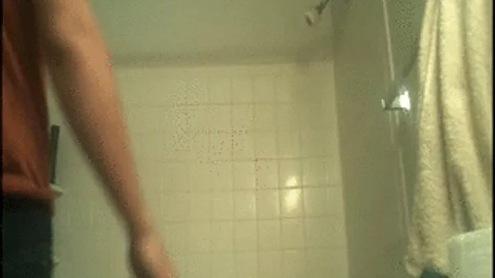 Caden Caught Showering ! (MP4)