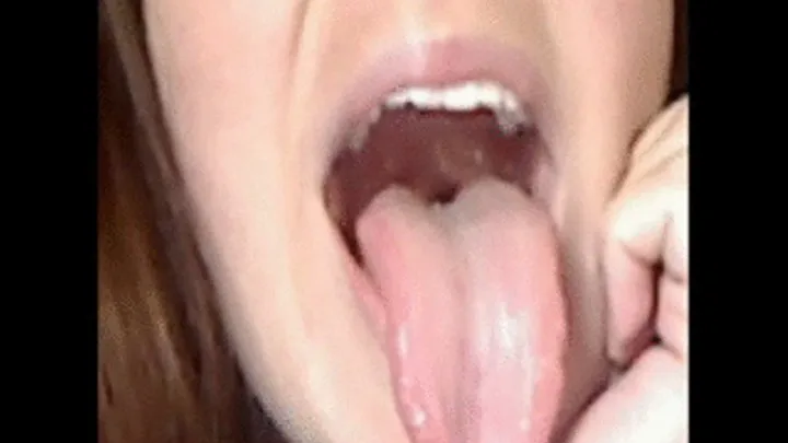 Tongue Rubbing My Mouth